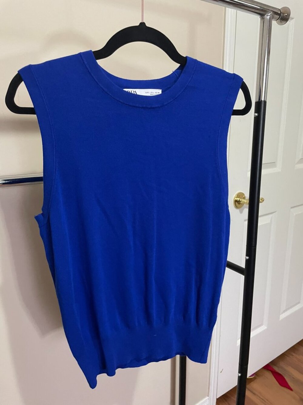 Knit Tank, Blue, L